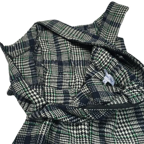 Madison Young Dress Glen Check Plaid Print Midi Jumper Women's M Dark Academia - Picture 8 of 11